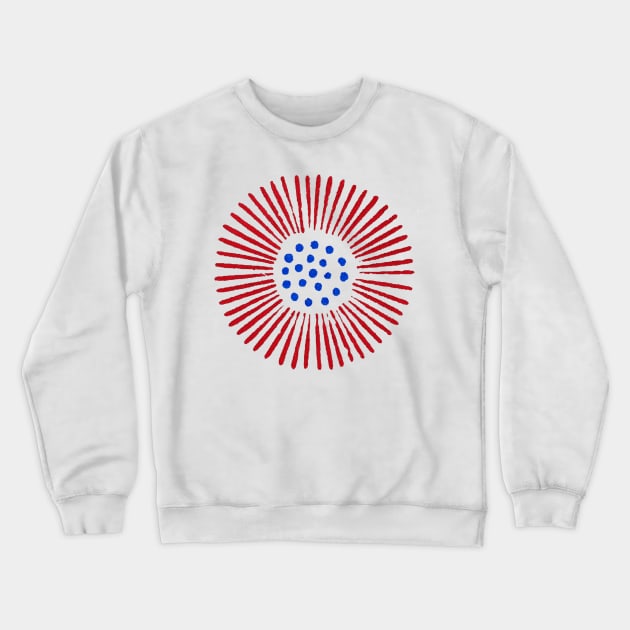 Patriotic Fireworks Crewneck Sweatshirt by Fireworks Designs